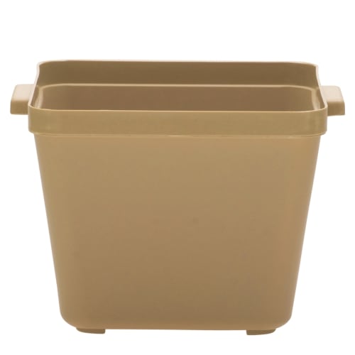 Seau à glace carré Wescon Classique, 3 pintes, beige